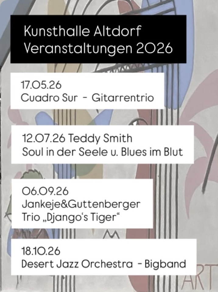 Kunsthalle Altdorf Konzertübersicht